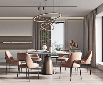 Modern Dining Table And Chairs-ID:543339974