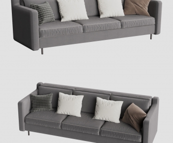 Modern Three-seat Sofa-ID:270476109