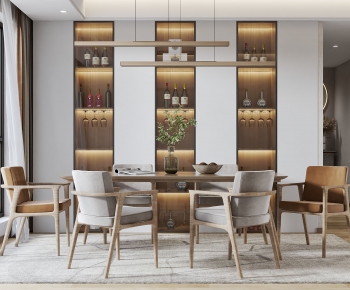 Nordic Style Dining Room-ID:243809285