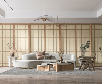 Nordic Style Japanese Style A Living Room-ID:308288108