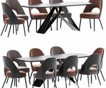 Modern Dining Table And Chairs-ID:636353979