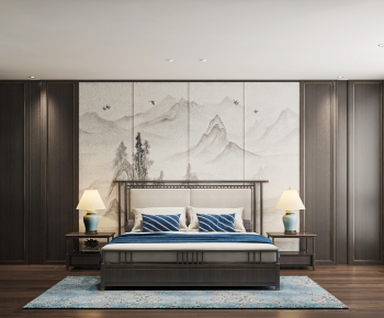 New Chinese Style Bedroom-ID:231096036