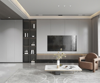 Modern A Living Room-ID:506587031