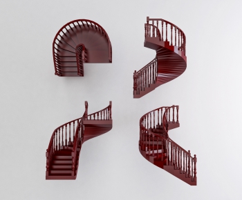 European Style Rotating Staircase-ID:222827911