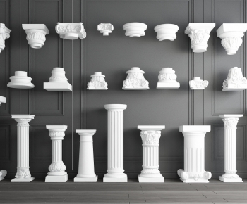 European Style Roman Pillar-ID:866962912