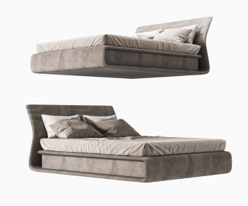 Modern Double Bed-ID:151078945