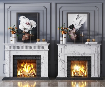 Simple European Style Fireplace-ID:163737066