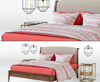 New Classical Style Double Bed-ID:831085926