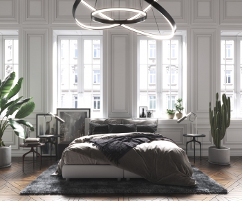 Nordic Style Bedroom-ID:785481939