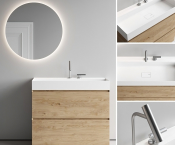 Nordic Style Bathroom Cabinet-ID:683434016