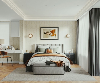 American Style Bedroom-ID:558701994