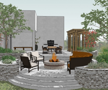 Modern Courtyard/landscape-ID:779937031