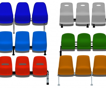 现代公共椅 等候椅 排椅组合-ID:166066888