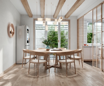 Japanese Style Dining Room-ID:375365971