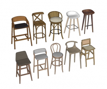Nordic Style Bar Chair-ID:980245113