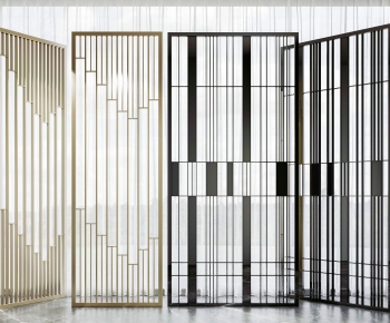 Modern Metal Screen Partition-ID:750838047