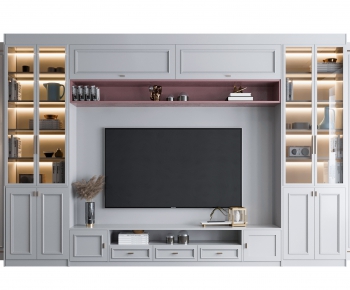 American Style TV Cabinet-ID:657093059