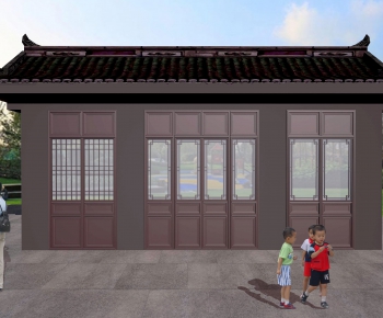 Chinese Style Facade Element-ID:848782062