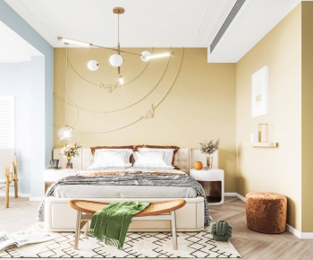Nordic Style Bedroom-ID:605519062
