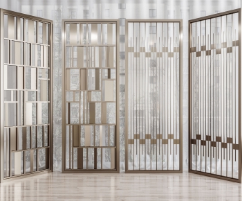 Modern Metal Screen Partition-ID:342130754