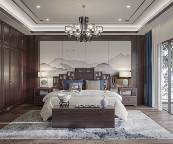 Chinese Style Bedroom-ID:405057913