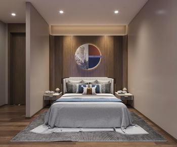 New Chinese Style Bedroom-ID:434940101
