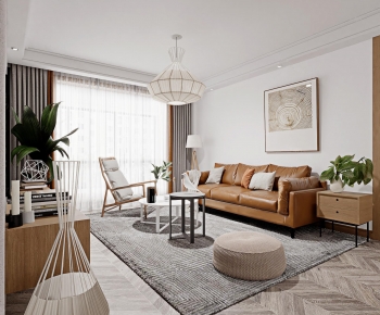 Nordic Style A Living Room-ID:515189898
