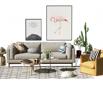 Nordic Style Sofa Combination-ID:726299371