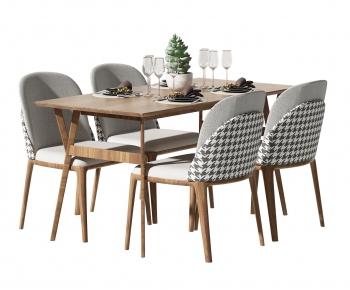 Modern Dining Table And Chairs-ID:952572113