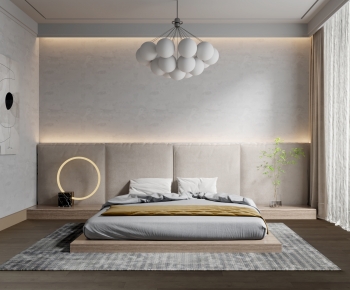 Wabi-sabi Style Bedroom-ID:380234968