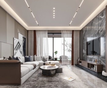 Modern A Living Room-ID:603430352