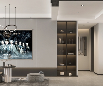 Modern A Living Room-ID:397607097