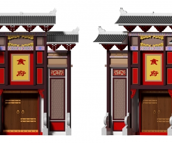 Chinese Style Facade Element-ID:731365924