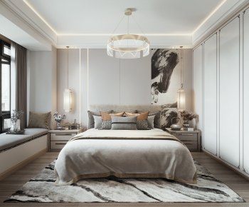 New Chinese Style Bedroom-ID:488502982