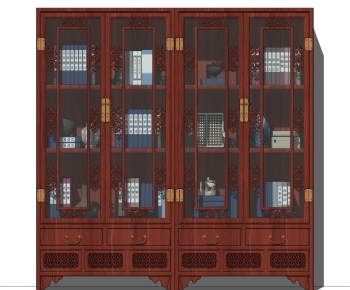 Chinese Style Bookcase-ID:528621916
