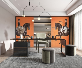 Modern Study Space-ID:212618114