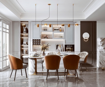 American Style Dining Room-ID:563515909