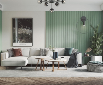 Nordic Style A Living Room-ID:619505885