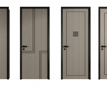 New Chinese Style Single Door-ID:735497001