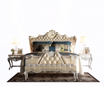European Style Double Bed-ID:601877932