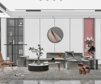 Modern A Living Room-ID:734568122