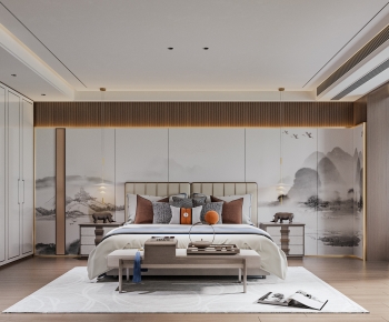 New Chinese Style Bedroom-ID:265721081