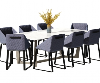 Modern Dining Table And Chairs-ID:726741087