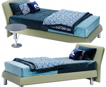 Modern Single Bed-ID:884730106