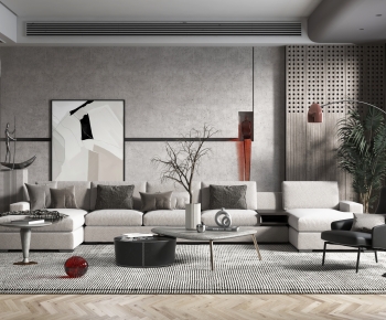 Modern A Living Room-ID:674981126