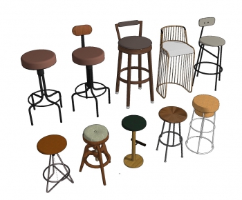 Industrial Style Bar Chair-ID:887175086