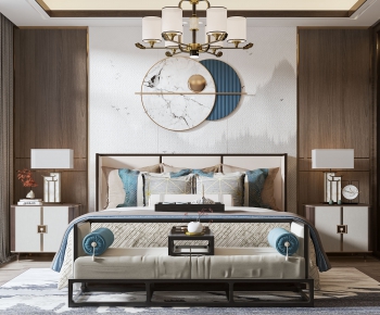 New Chinese Style Bedroom-ID:816572906
