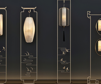 New Chinese Style Floor Lamp-ID:930083044