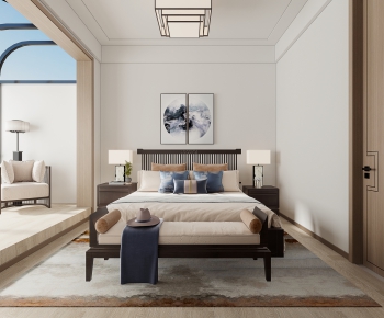 New Chinese Style Bedroom-ID:452034009