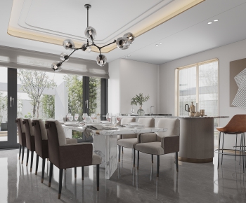 Modern Dining Room-ID:491174945